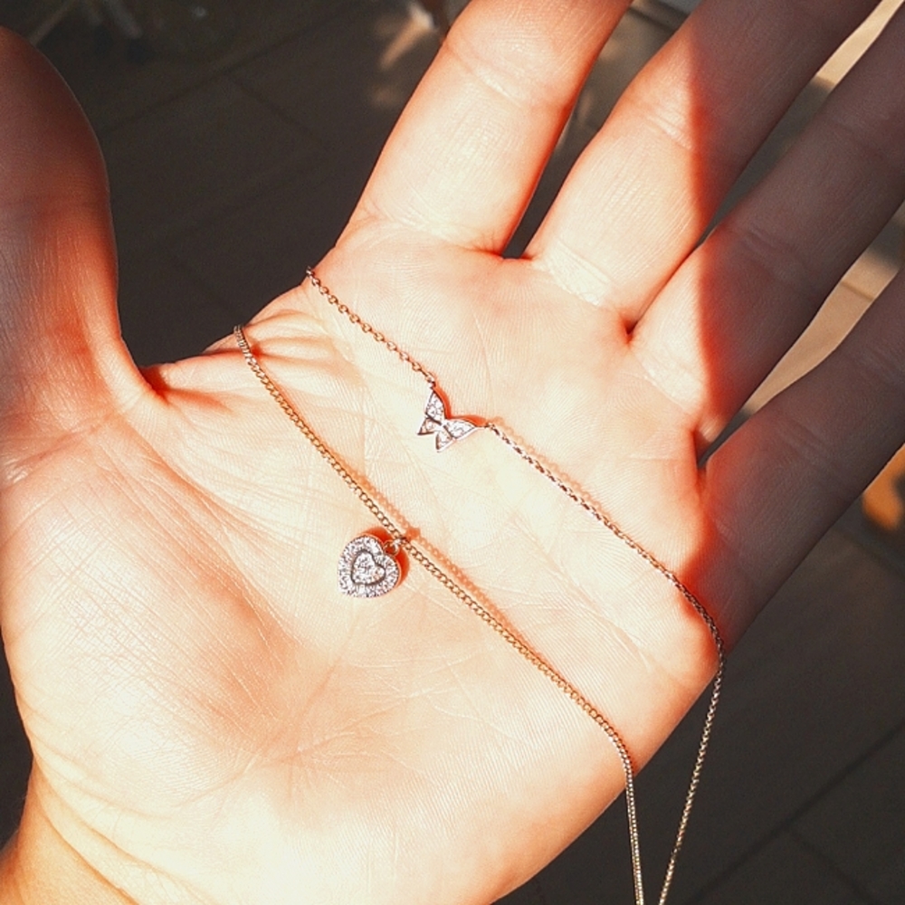 Butterfly and Heart Necklace Bundle